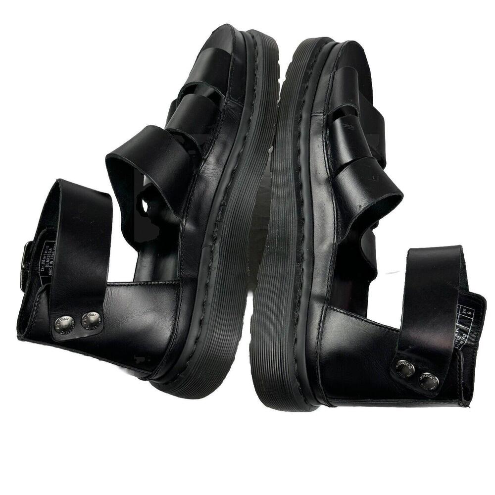 Dr. Martens Women's Clarissa II Gladiator Black Patent Leather Sandals US: 8 - Picture 13 of 15